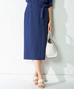 L size ONWARD(大きいサイズ) / エルサイズオンワード ミニ・ひざ丈スカート | 【セットアップ】Soft Twill スカート