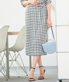 L size ONWARD(大きいサイズ) / エルサイズオンワード ミニ・ひざ丈スカート | 【セットアップ】Soft Twill スカート