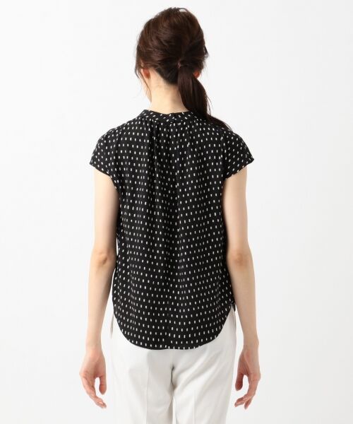 L size ONWARD(大きいサイズ) / エルサイズオンワード トップス | 【新型登場】Back Satin Amunzen ハイネック ブラウス | 詳細2