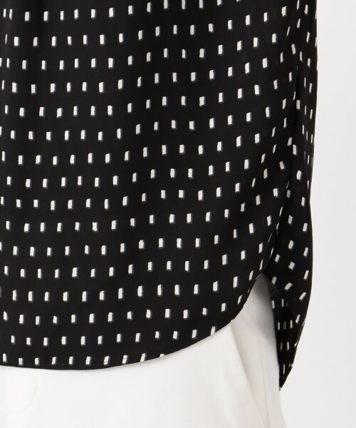 L size ONWARD(大きいサイズ) / エルサイズオンワード トップス | 【新型登場】Back Satin Amunzen ハイネック ブラウス | 詳細6