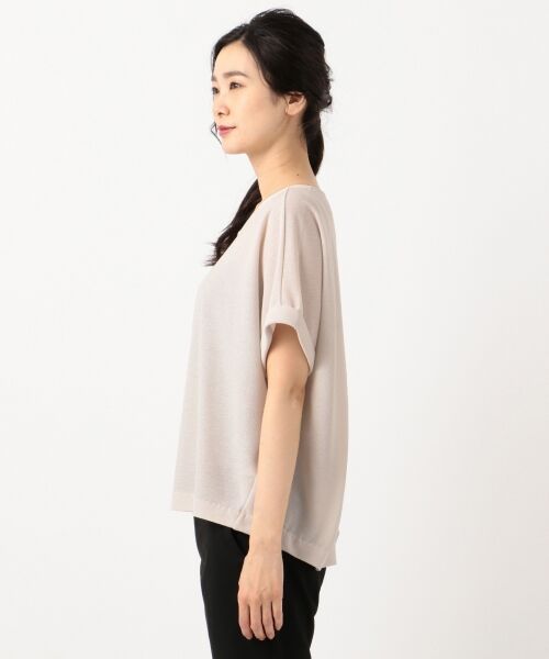 L size ONWARD(大きいサイズ) / エルサイズオンワード Tシャツ | Amunzen Jersey 半袖 カットソー | 詳細1