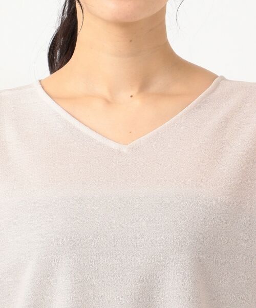 L size ONWARD(大きいサイズ) / エルサイズオンワード Tシャツ | Amunzen Jersey 半袖 カットソー | 詳細3