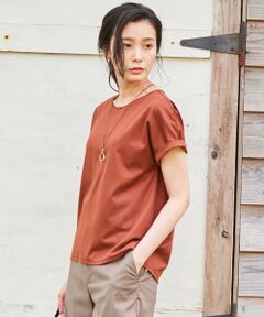 【消臭効果・接触冷感】コンパクトコットンスムース ゆるTシャツ