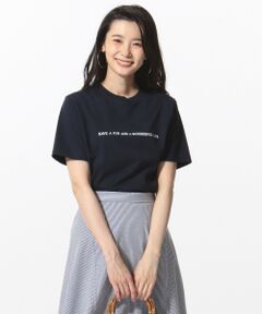 L size ONWARD(大きいサイズ) / エルサイズオンワード Tシャツ | プリントTEE2 半袖Tシャツ