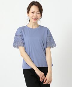 【洗える】EMBROIDERY JERSEY カットソー