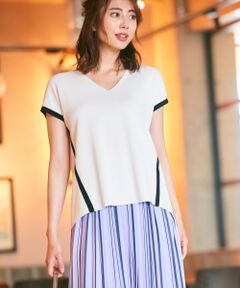 L size ONWARD(大きいサイズ) / エルサイズオンワード ニット・セーター | 【店頭売れ筋】Acetate Cotton ニット