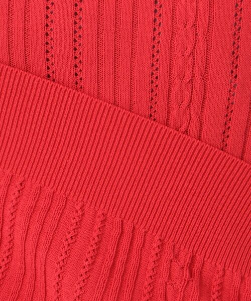 L size ONWARD(大きいサイズ) / エルサイズオンワード ニット・セーター | 【洗える】アイレットノースリニット トップス | 詳細18