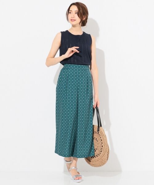 L size ONWARD(大きいサイズ) / エルサイズオンワード ニット・セーター | 【洗える】アイレットノースリニット トップス | 詳細23