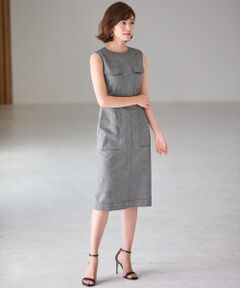 【洗える】Linen Kersey ワンピース