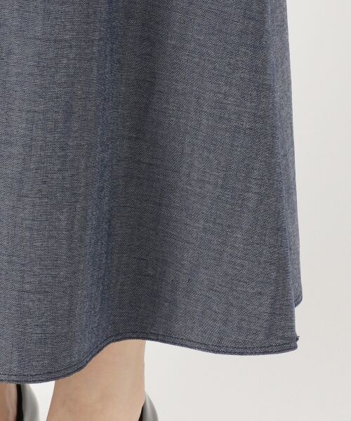 L size ONWARD(大きいサイズ) / エルサイズオンワード ミニ・ひざ丈スカート | Crust Linen  スカート | 詳細14