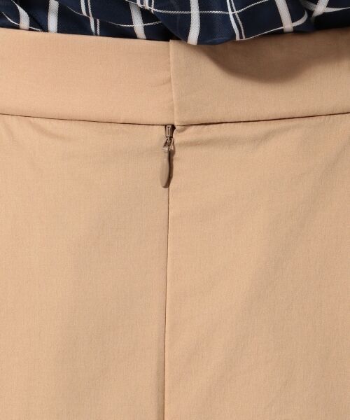 L size ONWARD(大きいサイズ) / エルサイズオンワード ミニ・ひざ丈スカート | 【洗える・軽量】コットンナイロンシルキーローン スカート | 詳細11