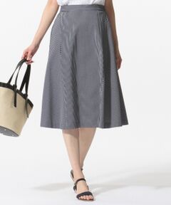 L size ONWARD(大きいサイズ) / エルサイズオンワード ミニ・ひざ丈スカート | 【シワになりにくい・洗える】サッカージャージー スカート