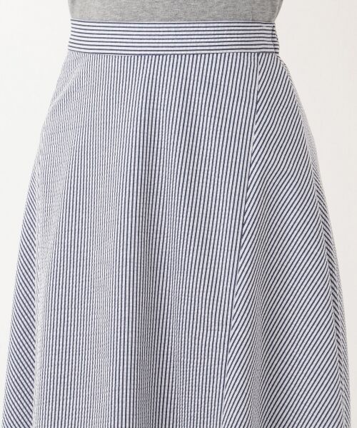 L size ONWARD(大きいサイズ) / エルサイズオンワード ミニ・ひざ丈スカート | 【シワになりにくい・洗える】サッカージャージー スカート | 詳細8