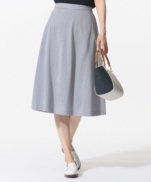 L size ONWARD(大きいサイズ) / エルサイズオンワード ミニ・ひざ丈スカート | 【シワになりにくい・洗える】サッカージャージー スカート | 詳細2