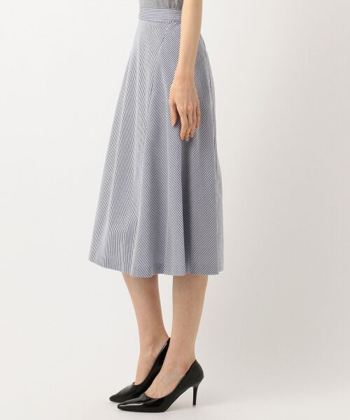 L size ONWARD(大きいサイズ) / エルサイズオンワード ミニ・ひざ丈スカート | 【シワになりにくい・洗える】サッカージャージー スカート | 詳細6