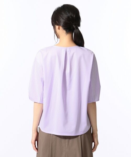 L size ONWARD(大きいサイズ) / エルサイズオンワード Tシャツ | 【日本製】J-CAMICIEボリューム袖 カットソー | 詳細6
