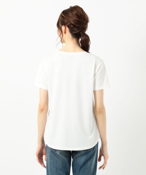 L size ONWARD(大きいサイズ) / エルサイズオンワード Tシャツ | 【UVケア＆接触冷感】フォトプリント Tシャツ | 詳細5