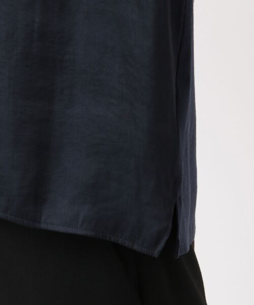 L size ONWARD(大きいサイズ) / エルサイズオンワード Tシャツ | 【洗える】VINTAGE SATIN カットソー | 詳細11