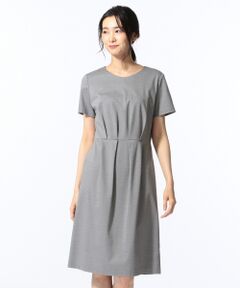 L size ONWARD(大きいサイズ) / エルサイズオンワード ミニ丈・ひざ丈ワンピース | 【ニオイ菌を抑える】ハイゲージオックスニット ワンピース