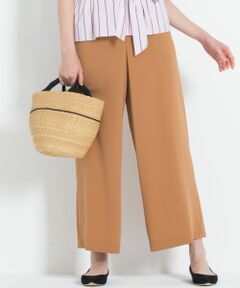 L size ONWARD(大きいサイズ) / エルサイズオンワード その他パンツ | 【洗える】GEORGETTE ワイドパンツ