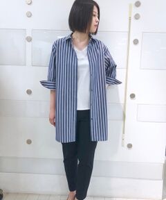 【保湿機能】COMPACT COTTON ロングシャツ