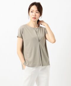 L size ONWARD(大きいサイズ) / エルサイズオンワード Tシャツ | Triacetate Dry Smooth 半袖カットソー