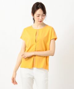 L size ONWARD(大きいサイズ) / エルサイズオンワード Tシャツ | Triacetate Dry Smooth 半袖カットソー