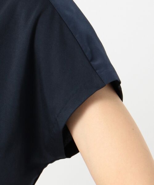 L size ONWARD(大きいサイズ) / エルサイズオンワード Tシャツ | Triacetate Dry Smooth 半袖カットソー | 詳細6