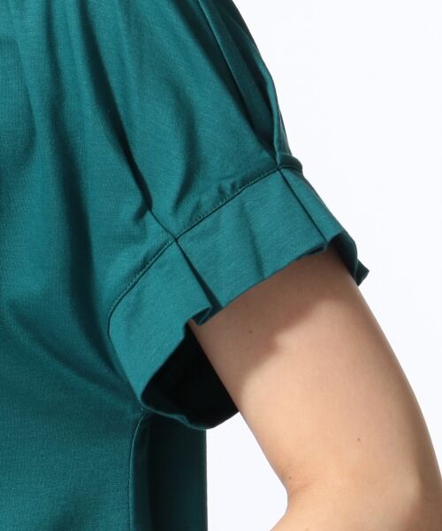 L size ONWARD(大きいサイズ) / エルサイズオンワード Tシャツ | Aiolity Jersey 襟ギャザー カットソー | 詳細10
