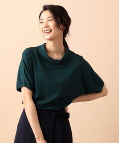 L size ONWARD(大きいサイズ) / エルサイズオンワード ニット・セーター | 【洗える】レーヨンナイロンニット ロールカラー ニット