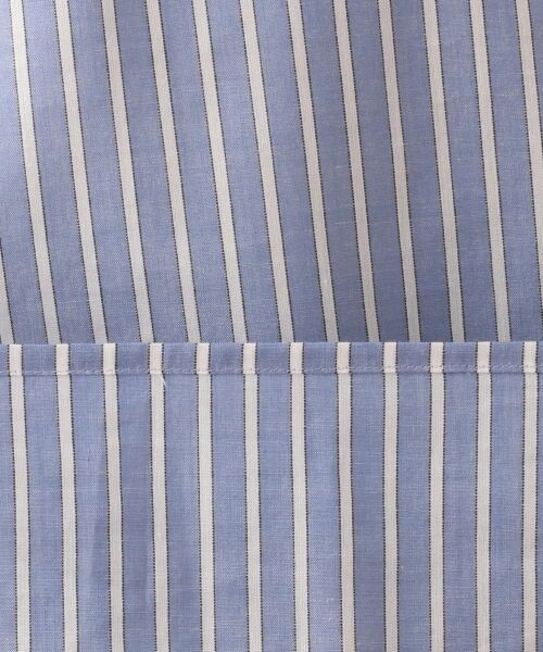 L size ONWARD(大きいサイズ) / エルサイズオンワード トップス | 【洗える】キュプラコットンストライプ ブラウス | 詳細12