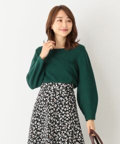 L size ONWARD(大きいサイズ) / エルサイズオンワード ニット・セーター | 【洗える】オータムパフスリーブ ニット