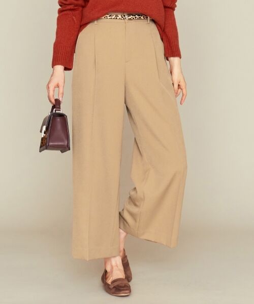 セール Lサイズ仕様 ブルックツイル ワイドパンツ その他パンツ L Size Onward 大きいサイズ エルサイズオンワード ファッション通販 タカシマヤファッションスクエア