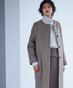 L size ONWARD(大きいサイズ) / エルサイズオンワード その他アウター | Wool Beaver 2wayコート