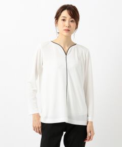 L size ONWARD(大きいサイズ) / エルサイズオンワード Tシャツ | 【定番人気】Triacetate Ponte カットソー