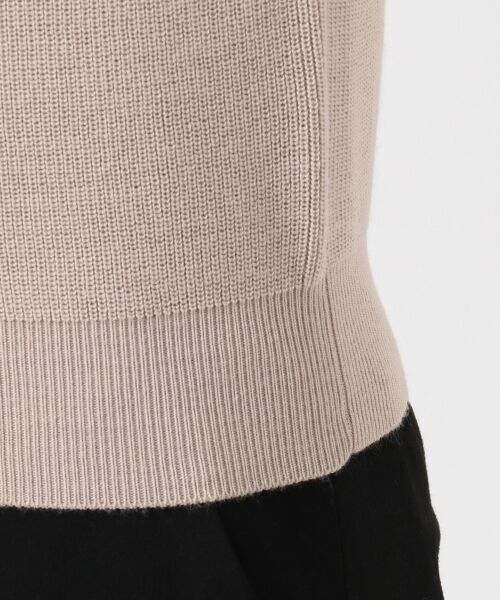 L size ONWARD(大きいサイズ) / エルサイズオンワード ニット・セーター | 【洗える】ウールアクリルシャドーボーダー ニット | 詳細7