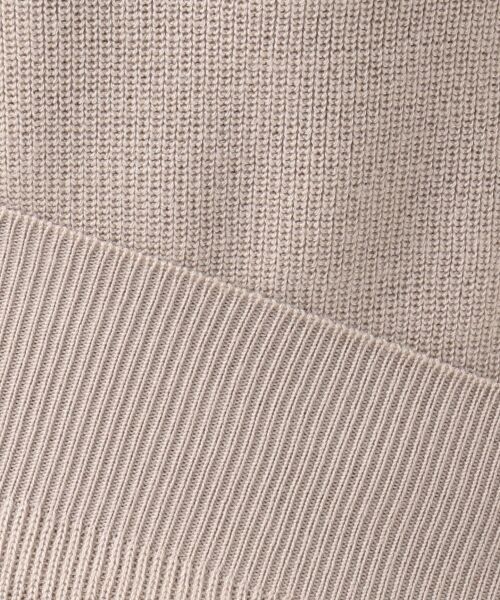 L size ONWARD(大きいサイズ) / エルサイズオンワード ニット・セーター | 【洗える】ウールアクリルシャドーボーダー ニット | 詳細8