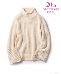 L size ONWARD(大きいサイズ) / エルサイズオンワード ニット・セーター | 【亜希さん着用】イタリア LINEAPIU  ツイードニット(検索番号R39)