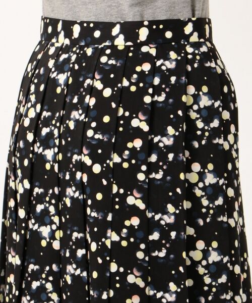 L size ONWARD(大きいサイズ) / エルサイズオンワード ミニ・ひざ丈スカート | 【セットアップ】City Lights Print スカート | 詳細6