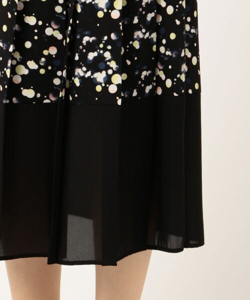 L size ONWARD(大きいサイズ) / エルサイズオンワード ミニ・ひざ丈スカート | 【セットアップ】City Lights Print スカート | 詳細8