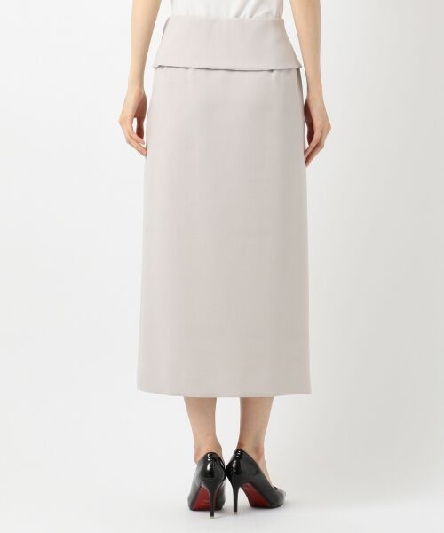 L size ONWARD(大きいサイズ) / エルサイズオンワード ミニ・ひざ丈スカート | 【mi-molletコラボ】Compact Double Cloth スカート | 詳細9