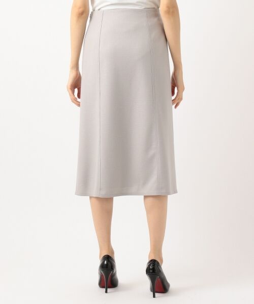 L size ONWARD(大きいサイズ) / エルサイズオンワード ミニ・ひざ丈スカート | 【セットアップ】Compact Mild スカート | 詳細3