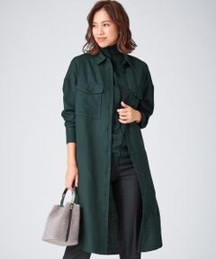 L size ONWARD(大きいサイズ) / エルサイズオンワード トップス | 【洗える】Biella シャツワンピース