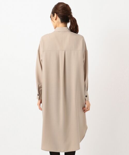 L size ONWARD(大きいサイズ) / エルサイズオンワード トップス | 【洗える】Biella シャツワンピース | 詳細4