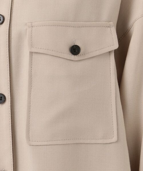 L size ONWARD(大きいサイズ) / エルサイズオンワード トップス | 【洗える】Biella シャツワンピース | 詳細7