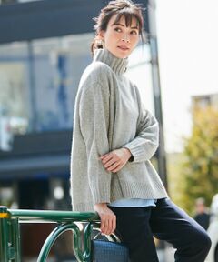 【2019冬のWEB限定カラー】Soft Cashmere Mix ハイネックニット