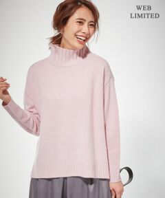 【2019冬のWEB限定カラー】Soft Cashmere Mix ハイネックニット