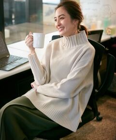 【2019冬のWEB限定カラー】Soft Cashmere Mix ハイネックニット