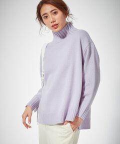 L size ONWARD(大きいサイズ) / エルサイズオンワード ニット・セーター | 【2019冬のWEB限定カラー】Soft Cashmere Mix ハイネックニット