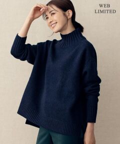 L size ONWARD(大きいサイズ) / エルサイズオンワード ニット・セーター | 【2019冬のWEB限定カラー】Soft Cashmere Mix ハイネックニット